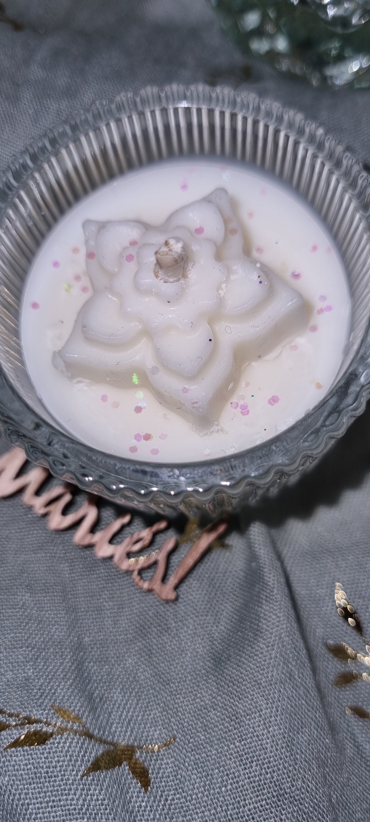 Bougie déco de table