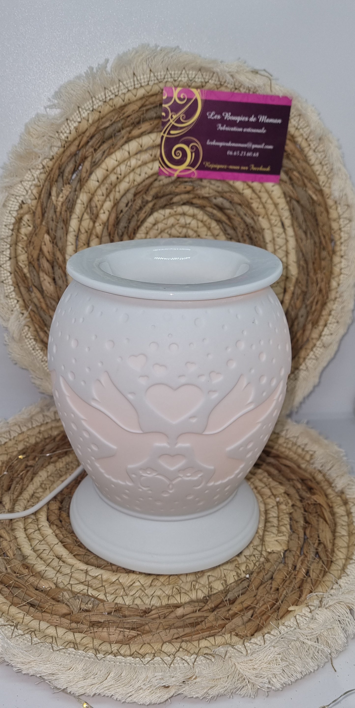 Lampe aromatique Love Birds