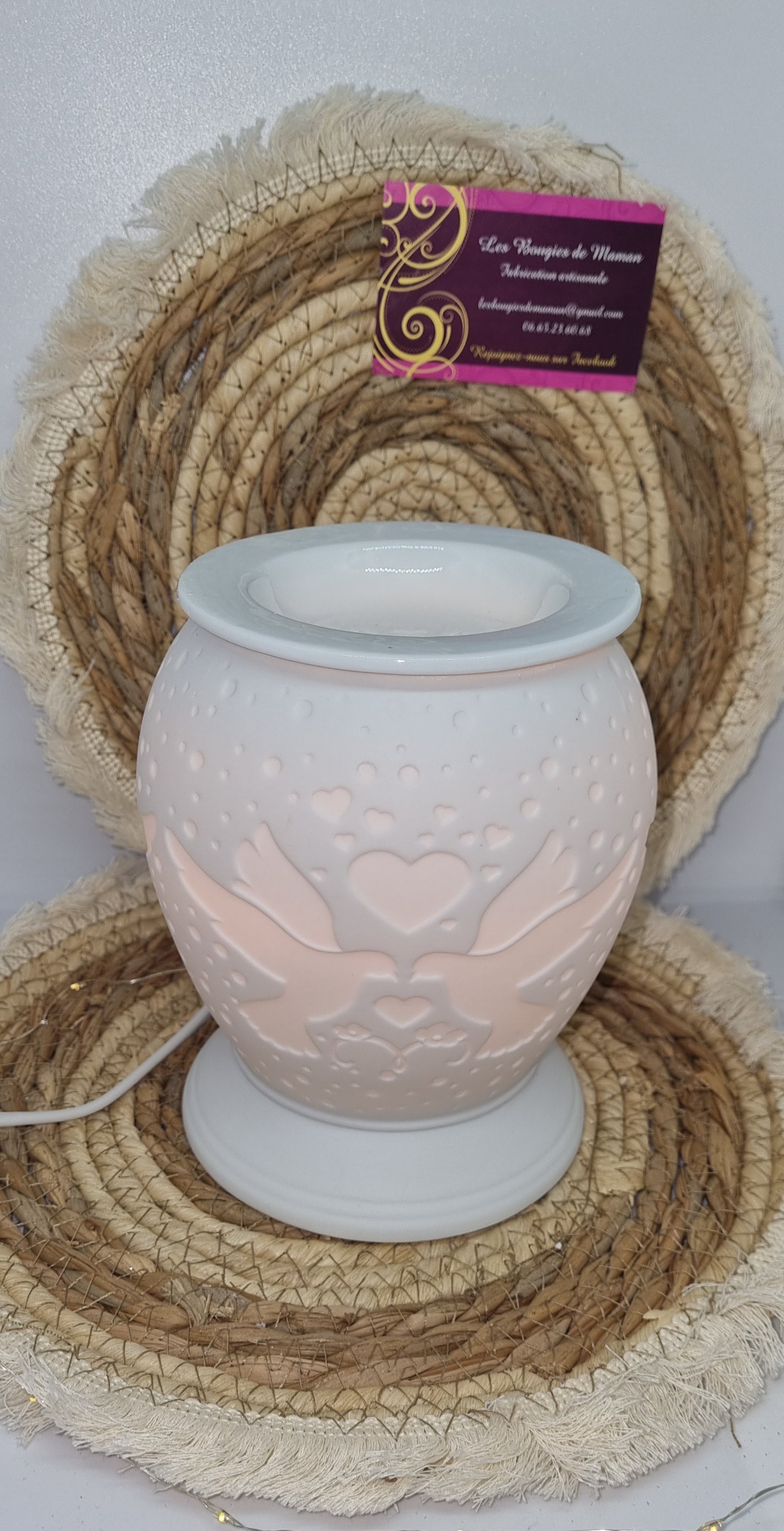 Lampe aromatique Love Birds