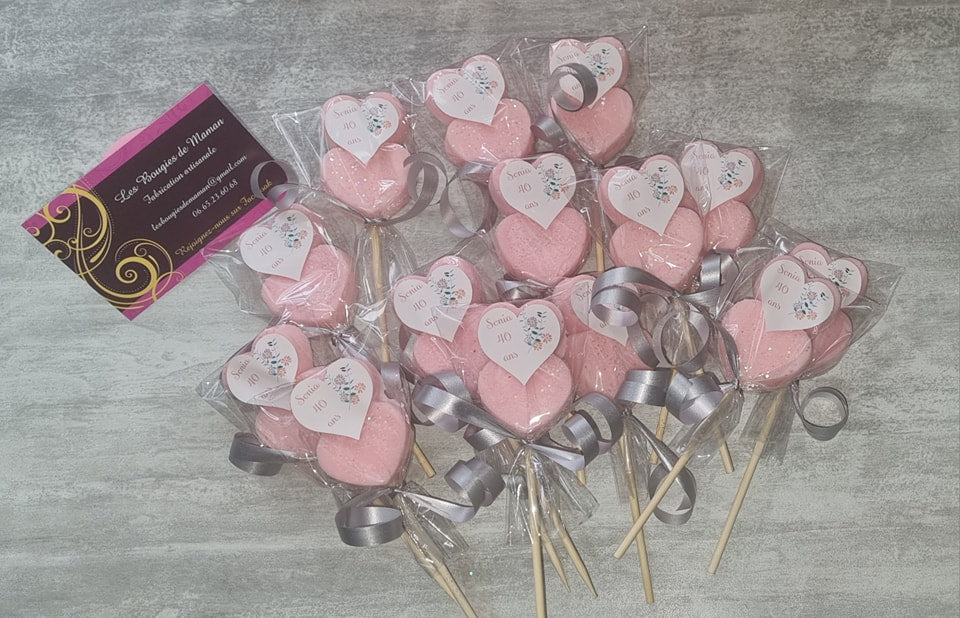 Une façon originale de remercier ses invités avec notre sucette fondante