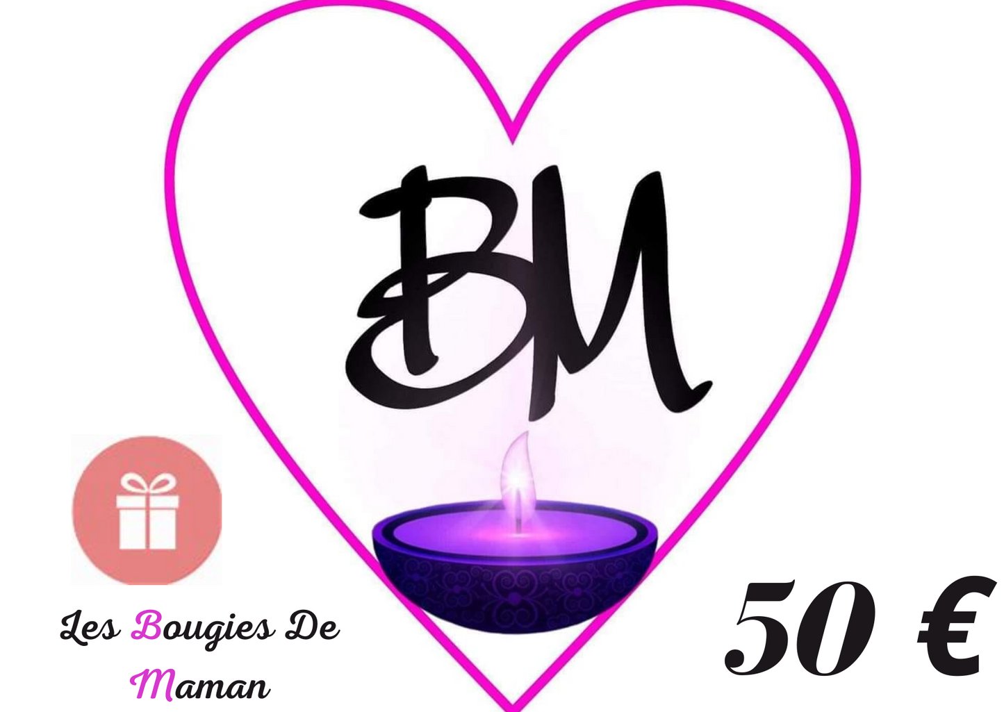 Carte-Cadeau Les Bougies De Maman