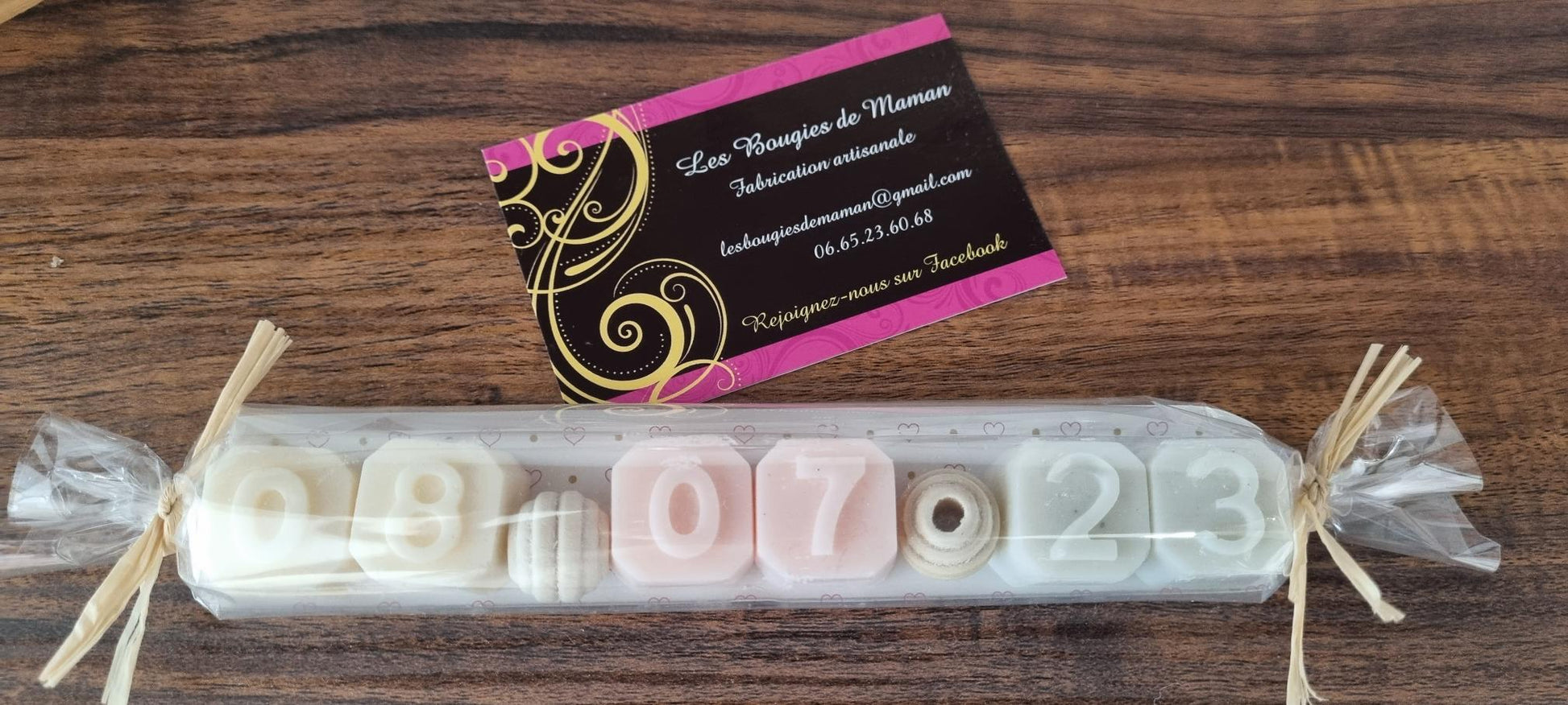 Cadeau date évènement en fondants parfumés