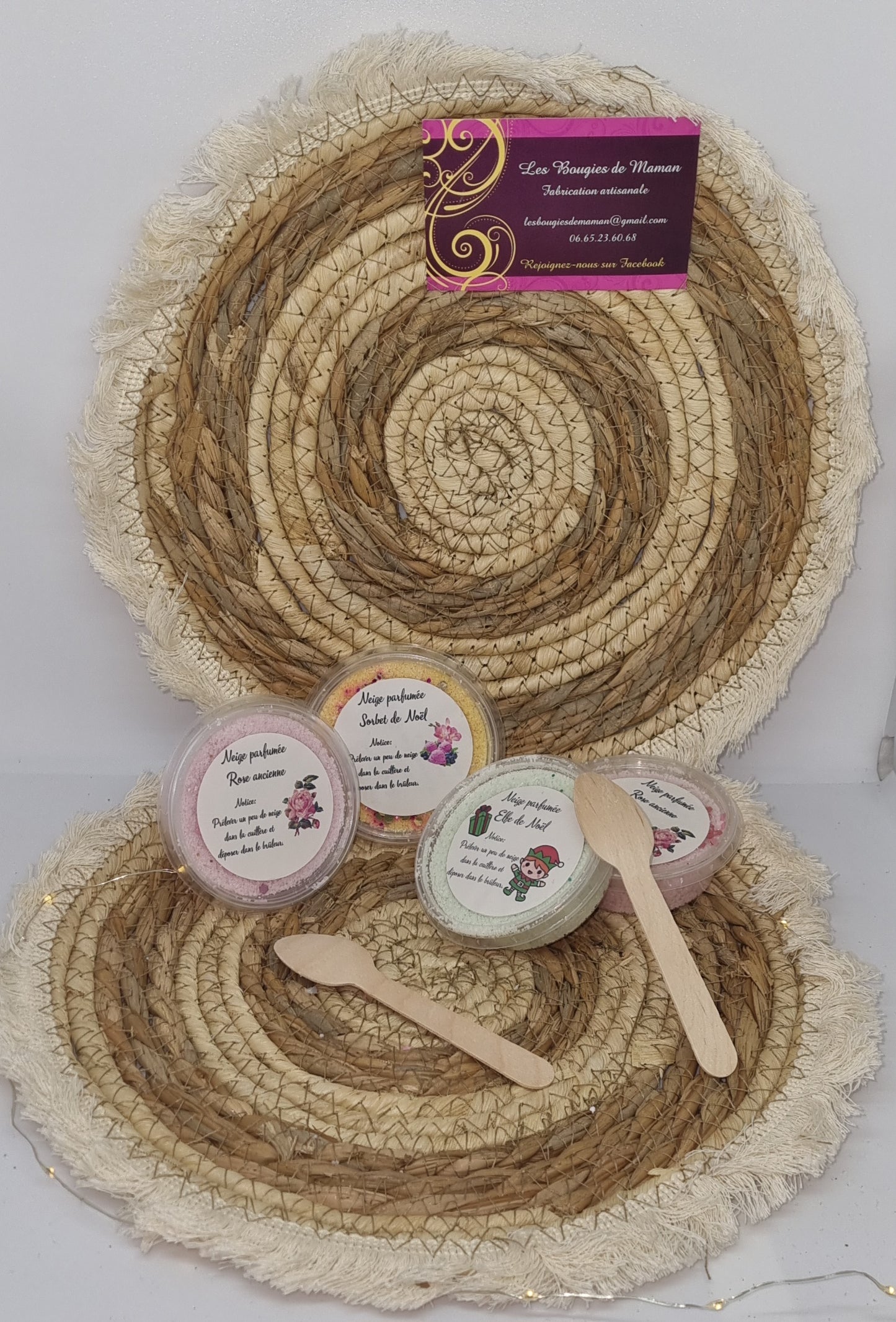 Fondant parfumé sous forme de neige pour parfumé votre intérieur